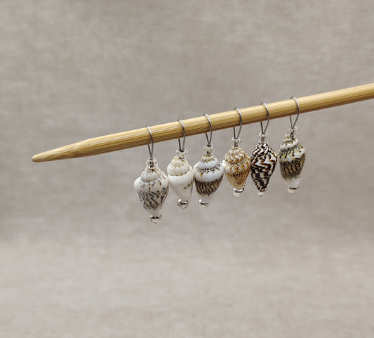 Seashell Stitch Markers