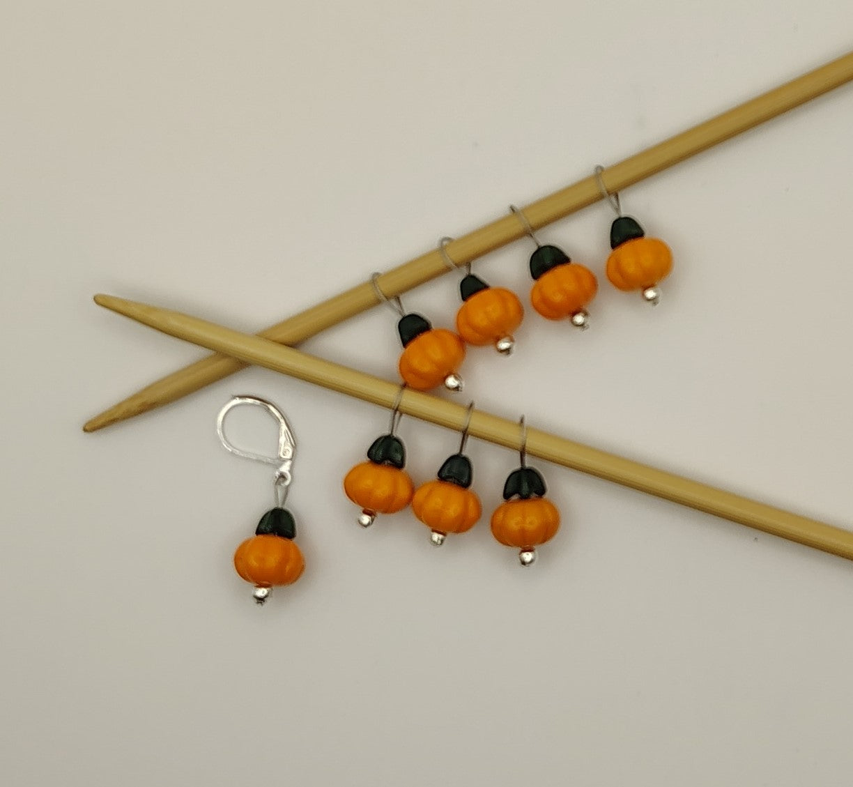 Pumpkin Stitch Markers