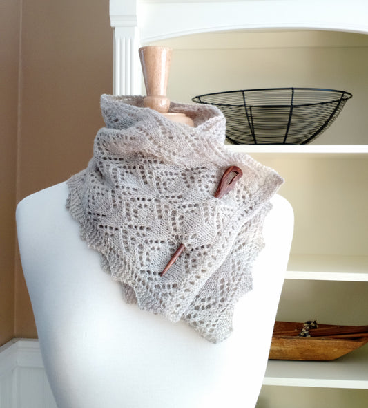 Smoky Mountain Morning Mist Scarf Knitting Pattern