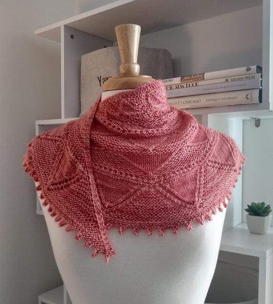 Del Sol Neckerchief Knitting Pattern