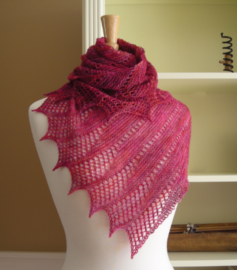 Mistral Shawl, knitting pattern, lace shawl, scarf