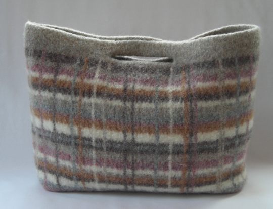 Portland Plaid City Bag knitting pattern