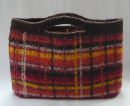 Portland Plaid City Bag knitting pattern