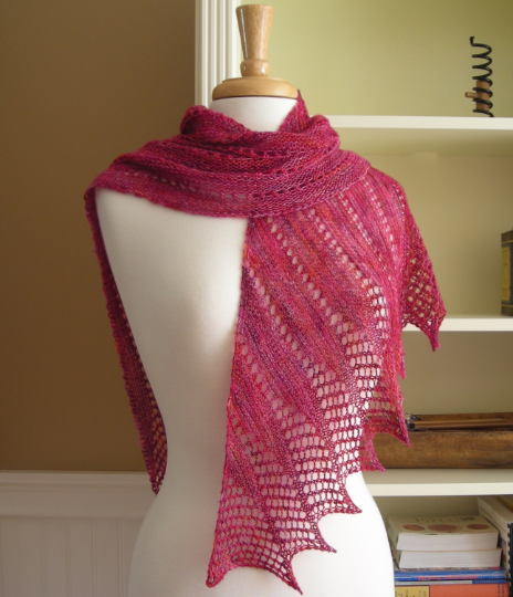 Mistral Shawl, knitting pattern, lace shawl, scarf