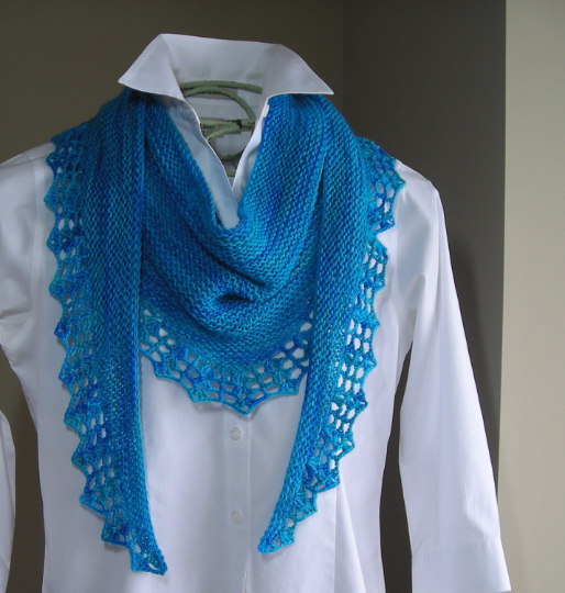 Handpaint Scarf Knitting Pattern