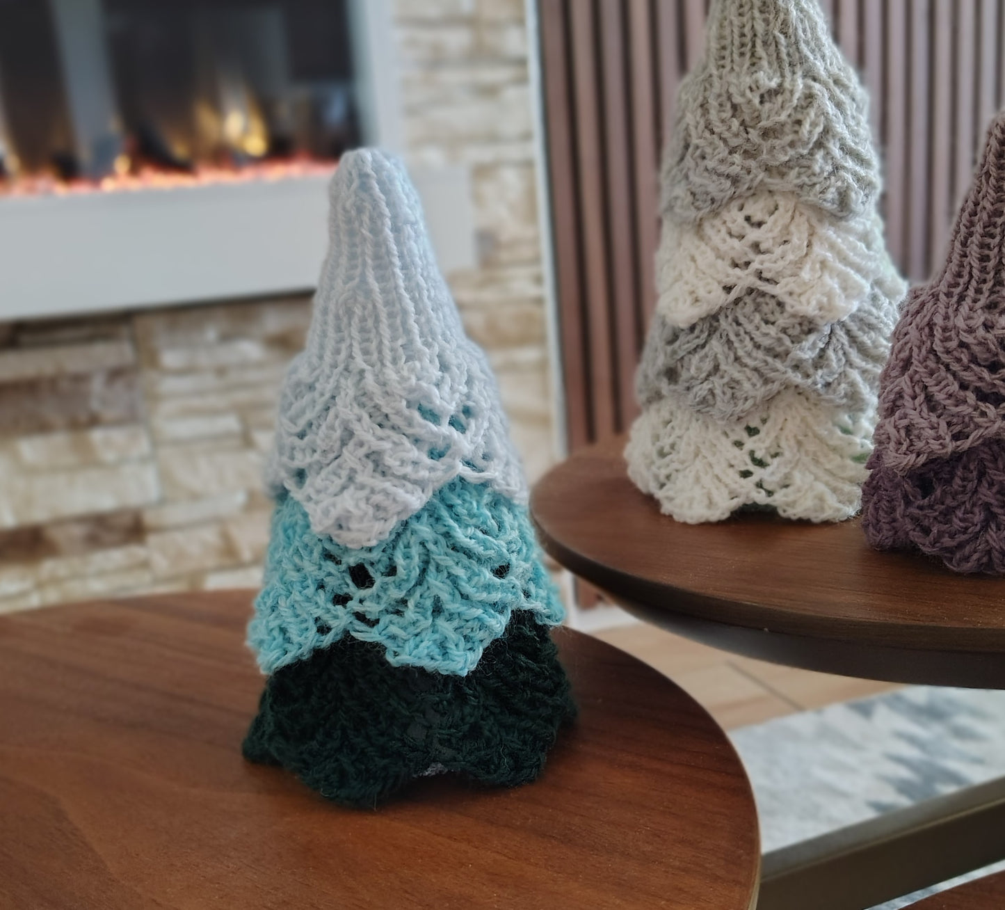 Lacy Layers Christmas Tree Knitting Pattern