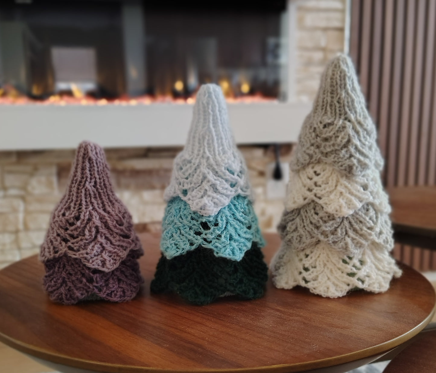 Lacy Layers Christmas Tree Knitting Pattern