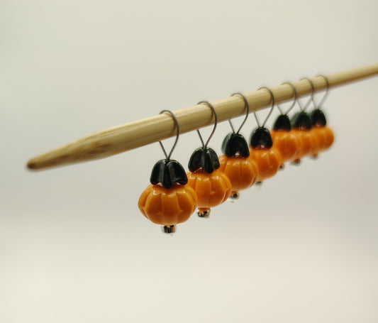 Pumpkin Stitch Markers