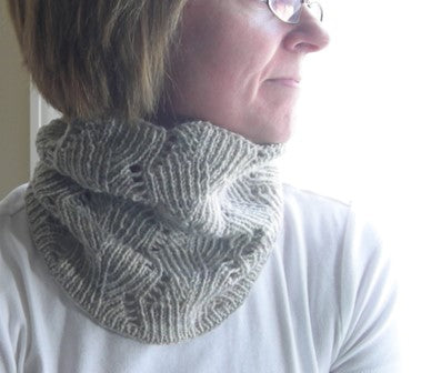 Deco Leaf Shawlette and Cowl