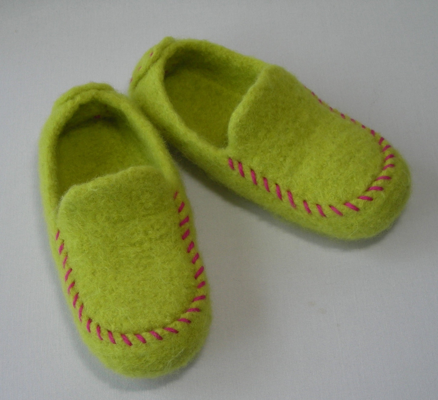 Kid's Felted Moc Slippers Knitting Pattern