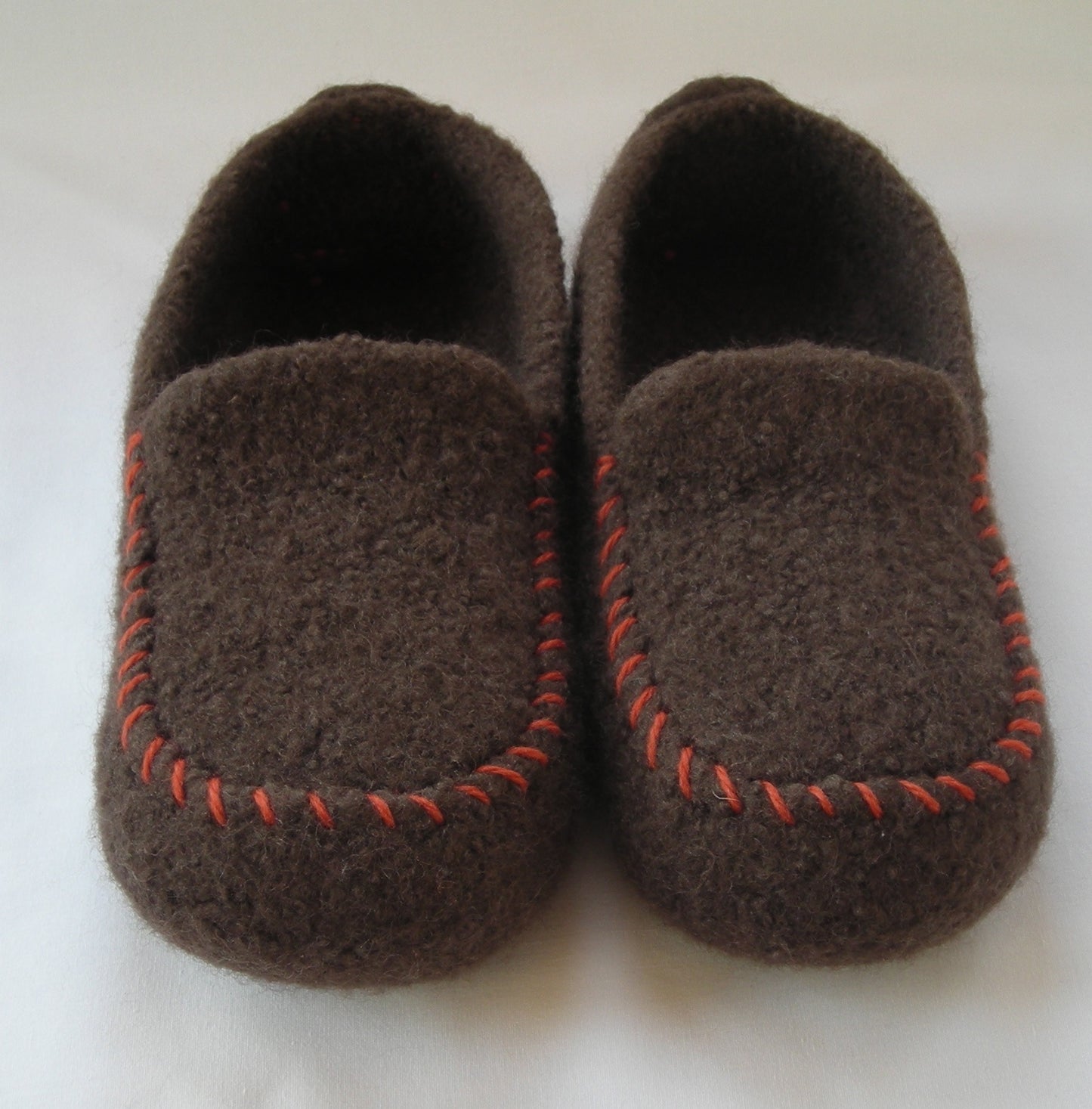 Men's Felted Moc Slippers Knitting Pattern