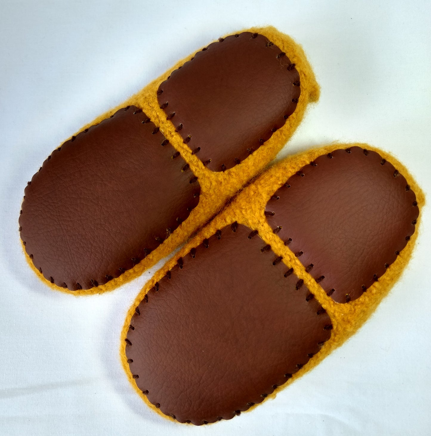 Women's Felted Moc Slippers Knitting Pattern