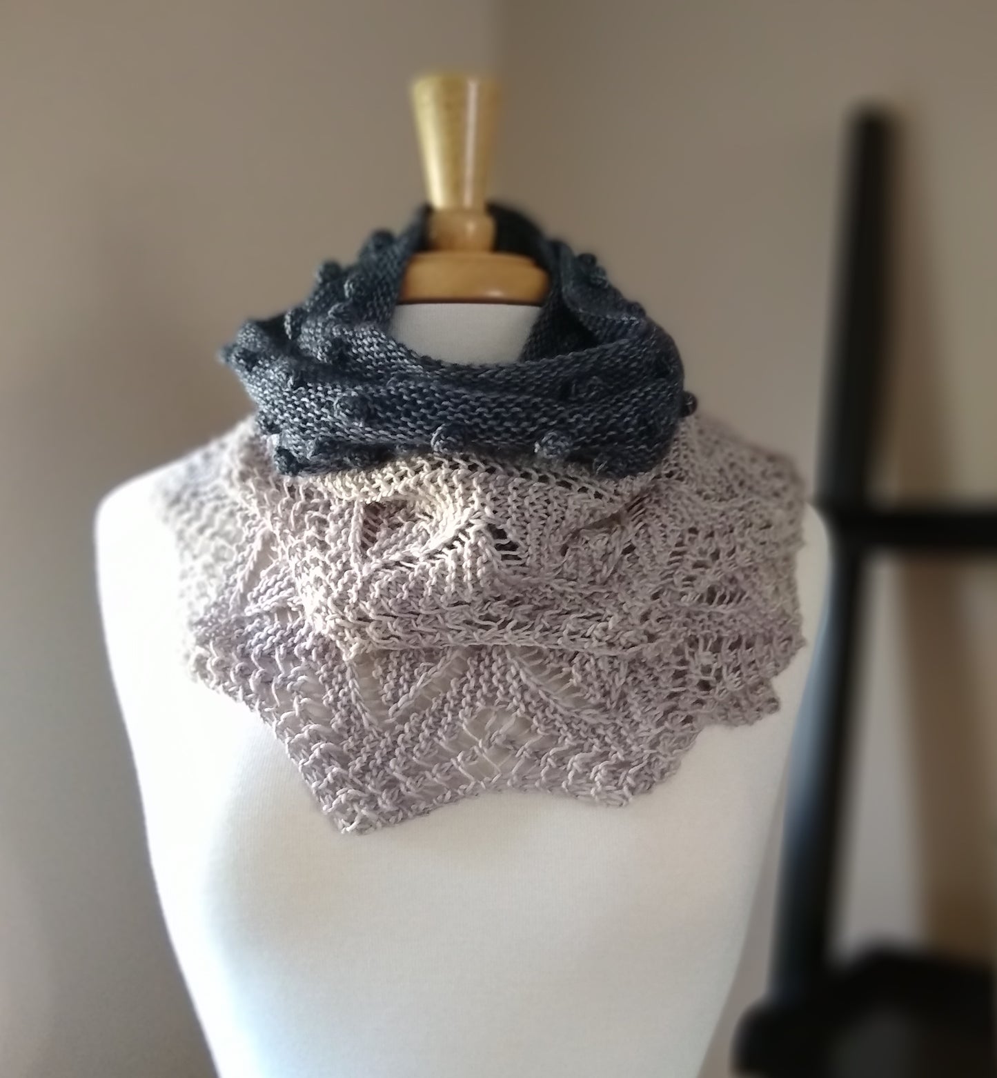 SnoFall Scarf Knitting Pattern