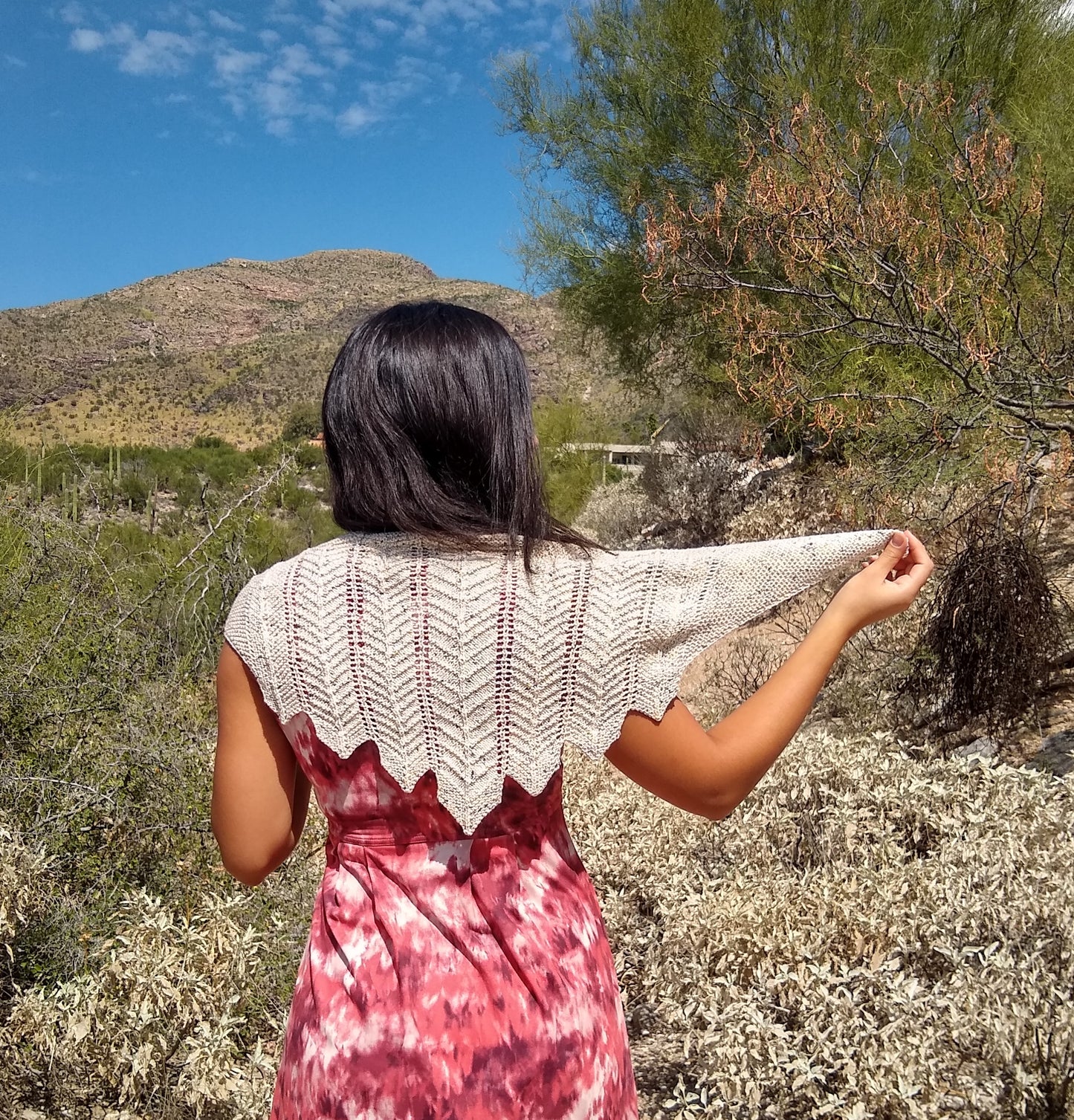 Pluma Neckerchief Knitting Pattern