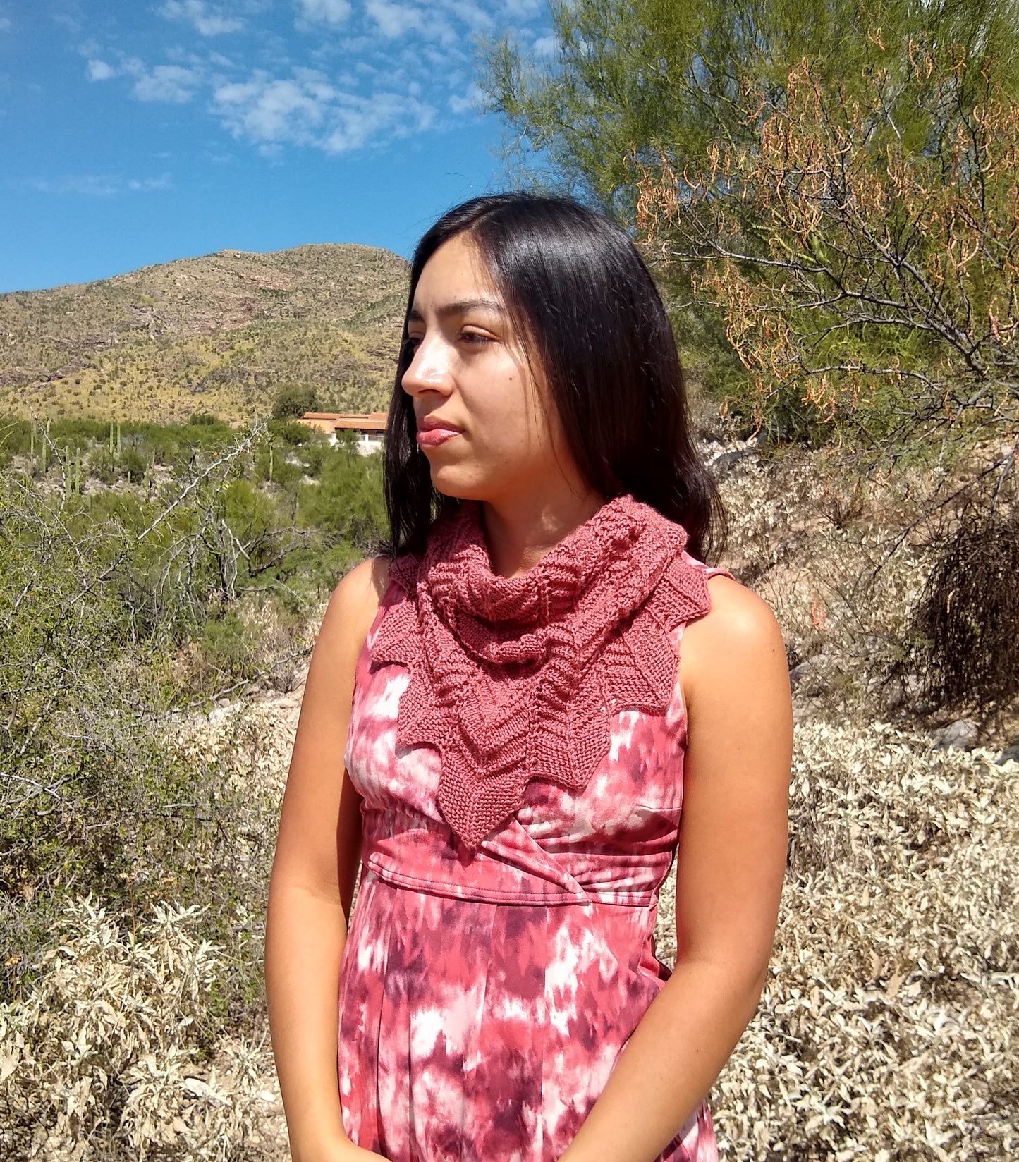 Pluma Neckerchief Knitting Pattern