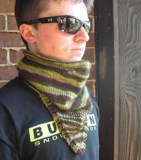 Kerchief Warmer Knitting Pattern