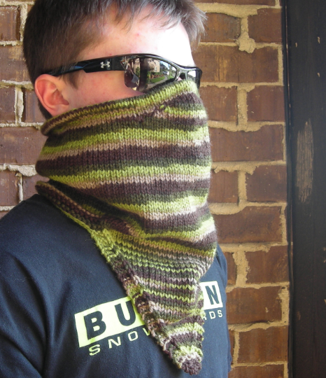 Kerchief Warmer Knitting Pattern