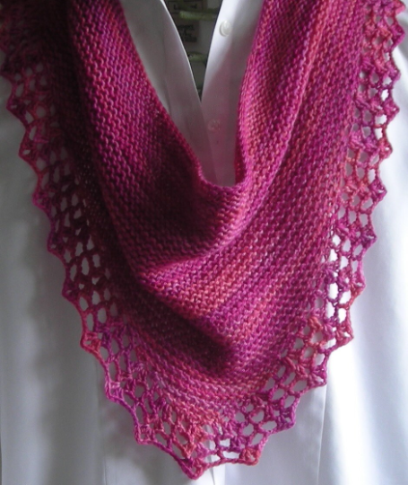 Handpaint Scarf Knitting Pattern