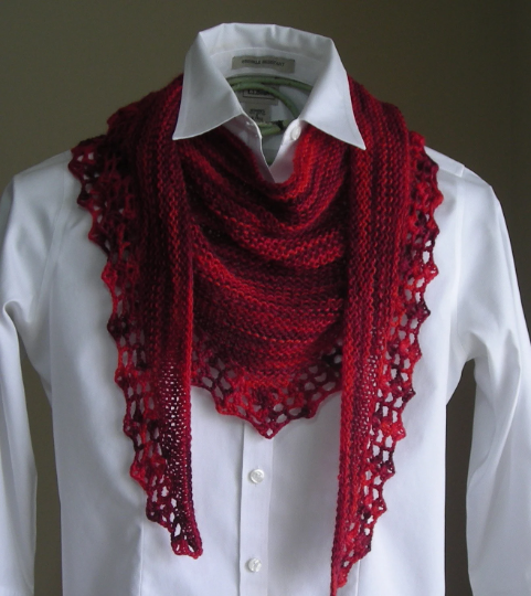 Handpaint Scarf Knitting Pattern