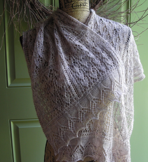Tuileries Garden Shawl knitting pattern