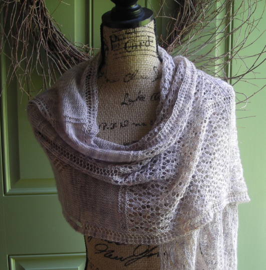 Tuileries Garden Shawl knitting pattern