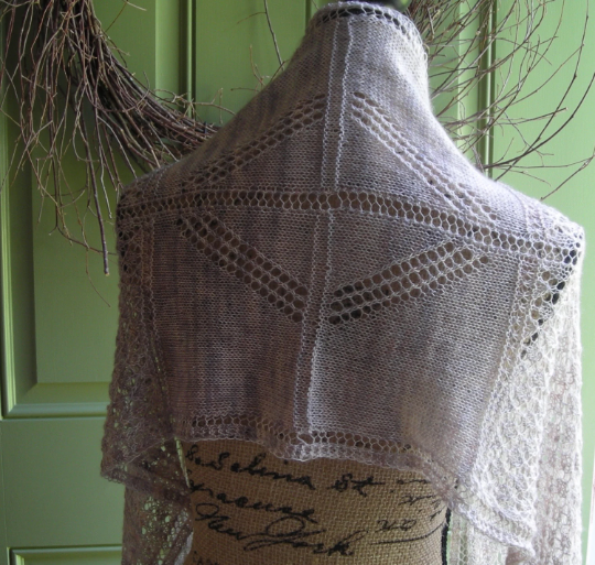 Tuileries Garden Shawl knitting pattern